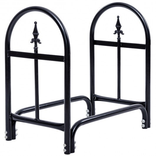 2 Feet Outdoor Heavy Duty Steel Firewood Storage Holder W2B
