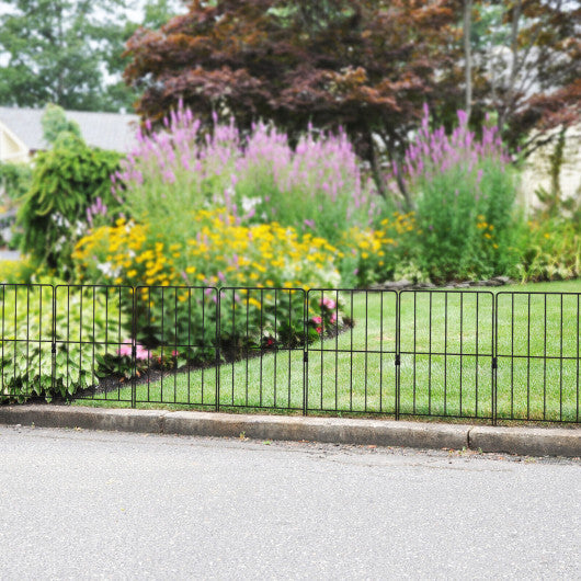 25 Pack Rustproof Decorative Garden Fence Set for Dog Flower bed W2B