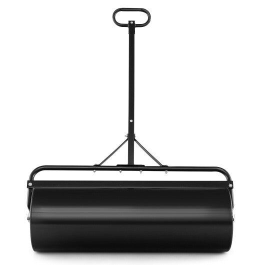 Metal Lawn Roller with Detachable Gripping Handle-Green W2B