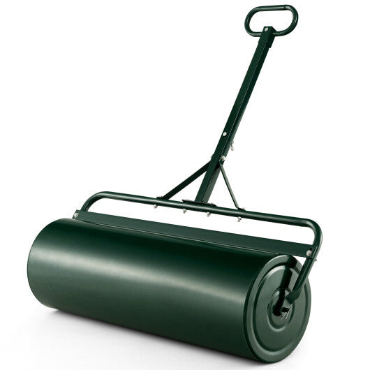 39 Inch Wide Push/Tow Lawn Roller-Green W2B