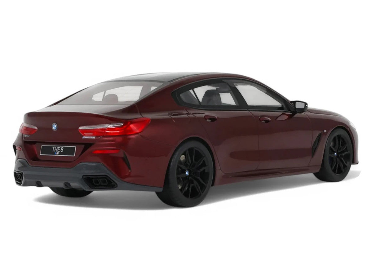 2023 BMW M850I xDrive M Performance Aventurine Red with Carbon Top 1/18 Model Car by GT Spirit-1