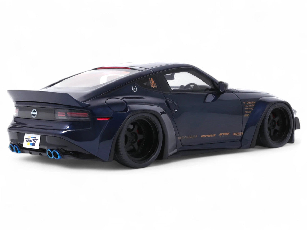 2023 Nissan 400Z by Pandem RHD (Right Hand Drive) Midnight Blue 1/18 Model Car by GT Spirit-1
