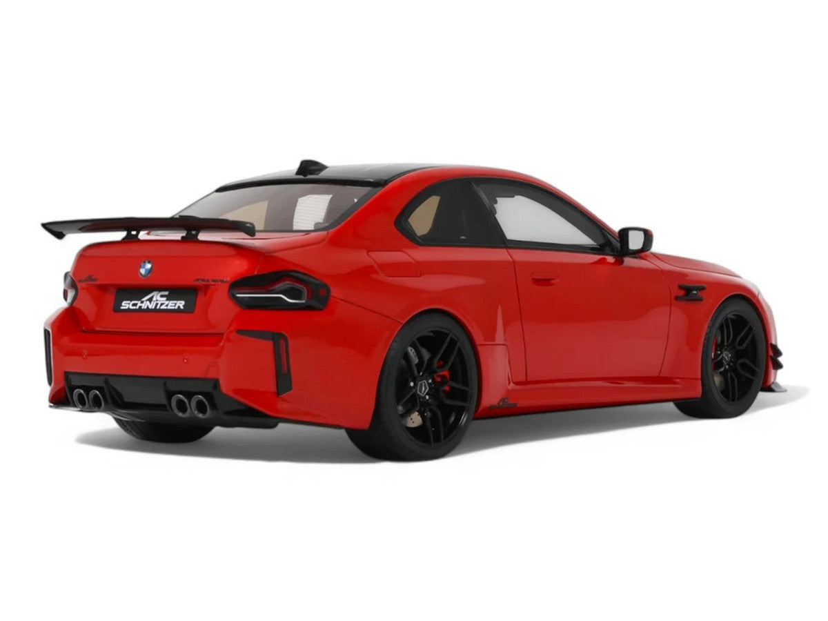 2023 AC Schnitzer ACS2 Sport (BMW M2) Toronto Red with Black Top 1/18 Model Car by GT Spirit GT Spirit