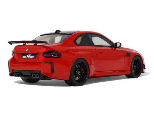 2023 AC Schnitzer ACS2 Sport (BMW M2) Toronto Red with Black Top 1/18 Model Car by GT Spirit GT Spirit