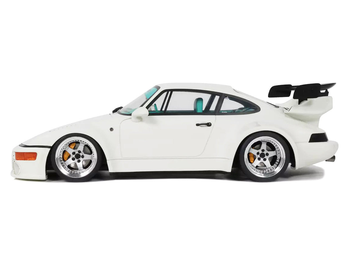 2023 RWB RWBA Slant Nose 964 Grand Prix White 1/18 Model Car by GT Spirit-2