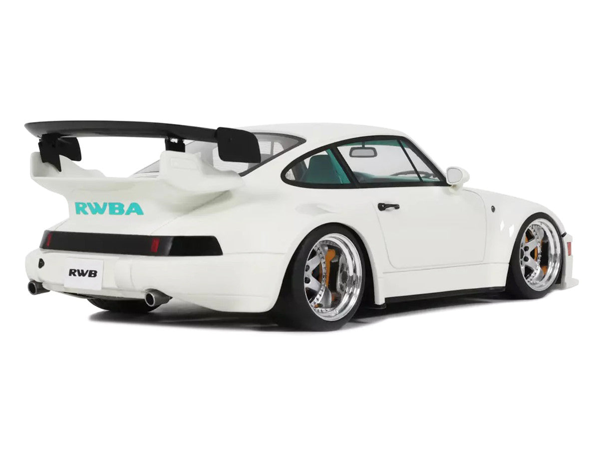 2023 RWB RWBA Slant Nose 964 Grand Prix White 1/18 Model Car by GT Spirit-0