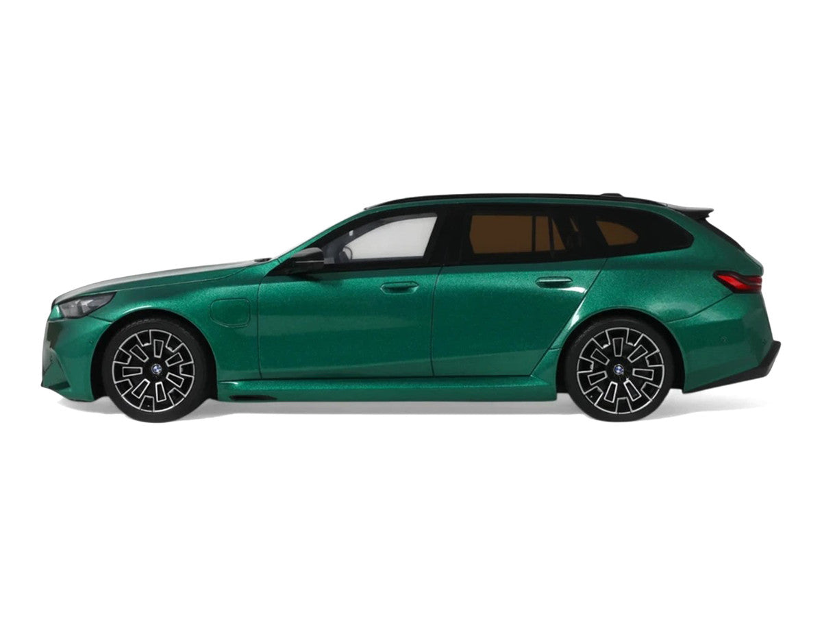 2024 BMW M5 Touring (G99) Isle of Man Green Metallic with Black Top 1/18 Model Car by GT Spirit-1