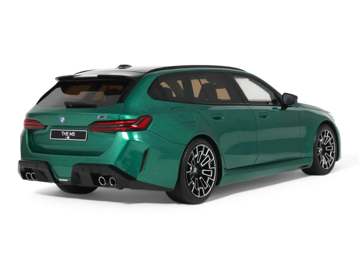 2024 BMW M5 Touring (G99) Isle of Man Green Metallic with Black Top 1/18 Model Car by GT Spirit-2