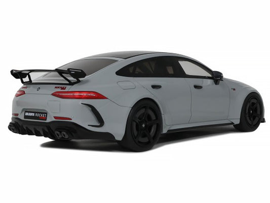 2024 Brabus Rocket 1000 Nardo Gray with Black Top 1/18 Model Car by GT Spirit-1