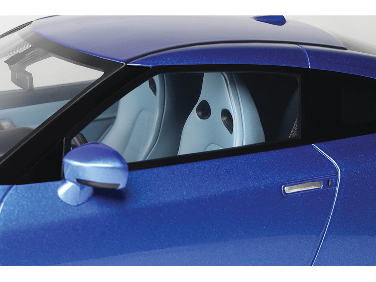2024 Nissan GT-R Skyline Edition Bayside Blue Metallic 1/18 Model Car by GT Spirit GT Spirit
