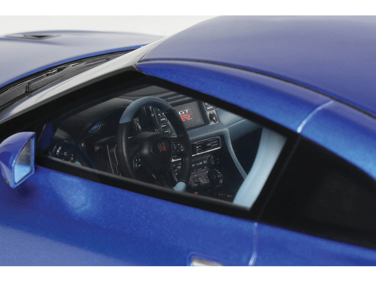 2024 Nissan GT-R Skyline Edition Bayside Blue Metallic 1/18 Model Car by GT Spirit GT Spirit