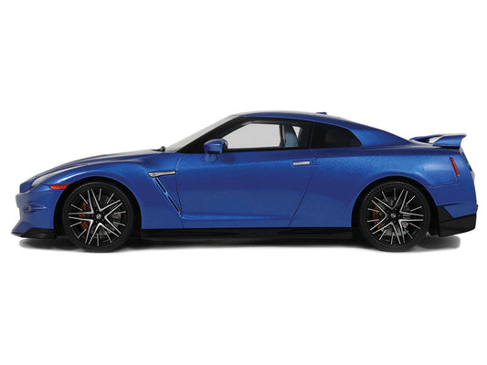 2024 Nissan GT-R Skyline Edition Bayside Blue Metallic 1/18 Model Car by GT Spirit GT Spirit