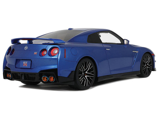 2024 Nissan GT-R Skyline Edition Bayside Blue Metallic 1/18 Model Car by GT Spirit GT Spirit