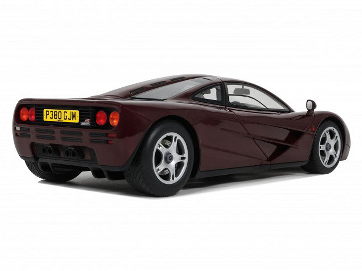 1992 McLaren F1 Dark Red 1/18 Model Car by GT Spirit-0