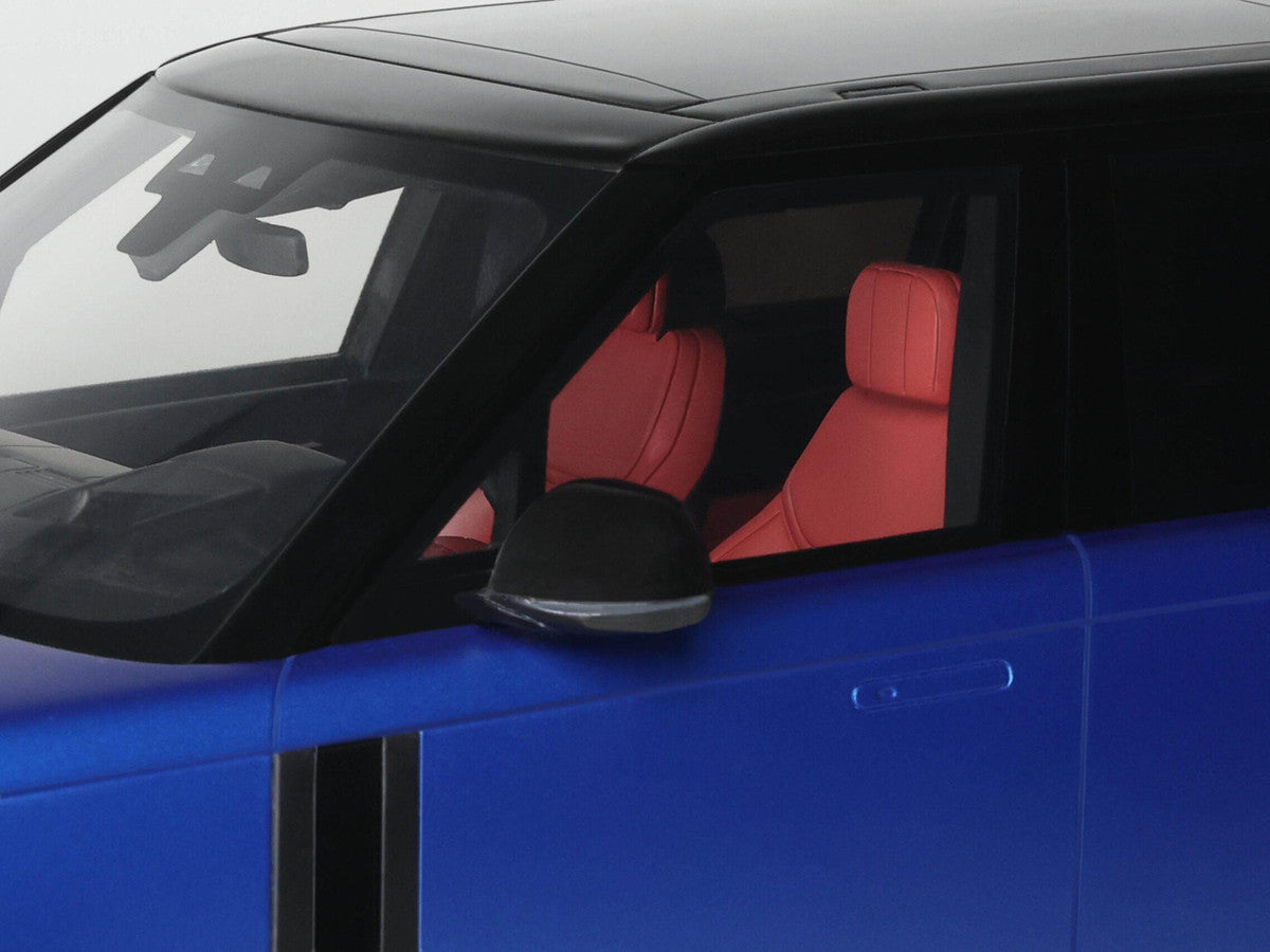 2024 Range Rover P615 SV Blue Metallic with Black Top 1/18 Model Car by GT Spirit GT Spirit