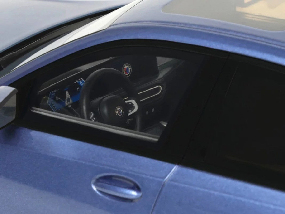 2024 BMW Alpina B3 GT Saloon Blue Metallic 1/18 Model Car by GT Spirit GT Spirit