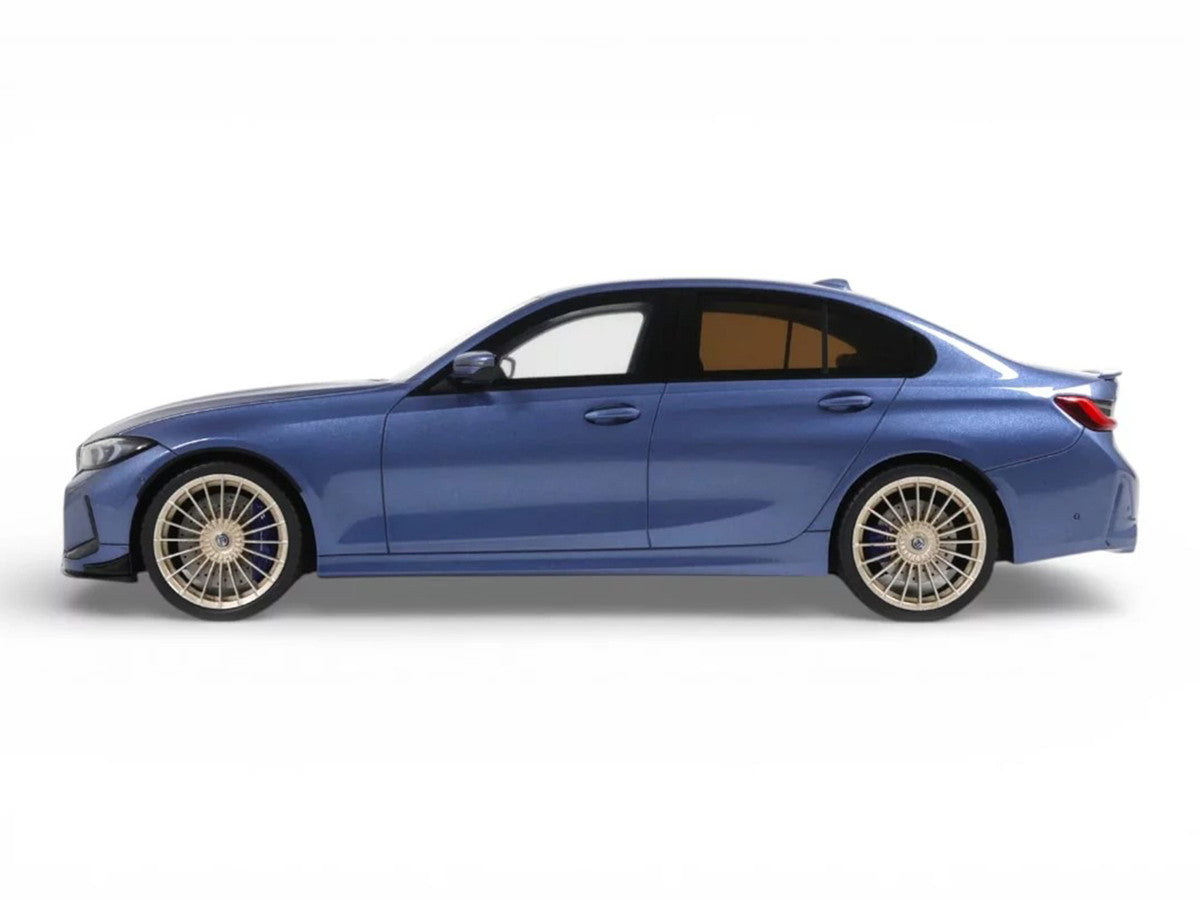 2024 BMW Alpina B3 GT Saloon Blue Metallic 1/18 Model Car by GT Spirit GT Spirit
