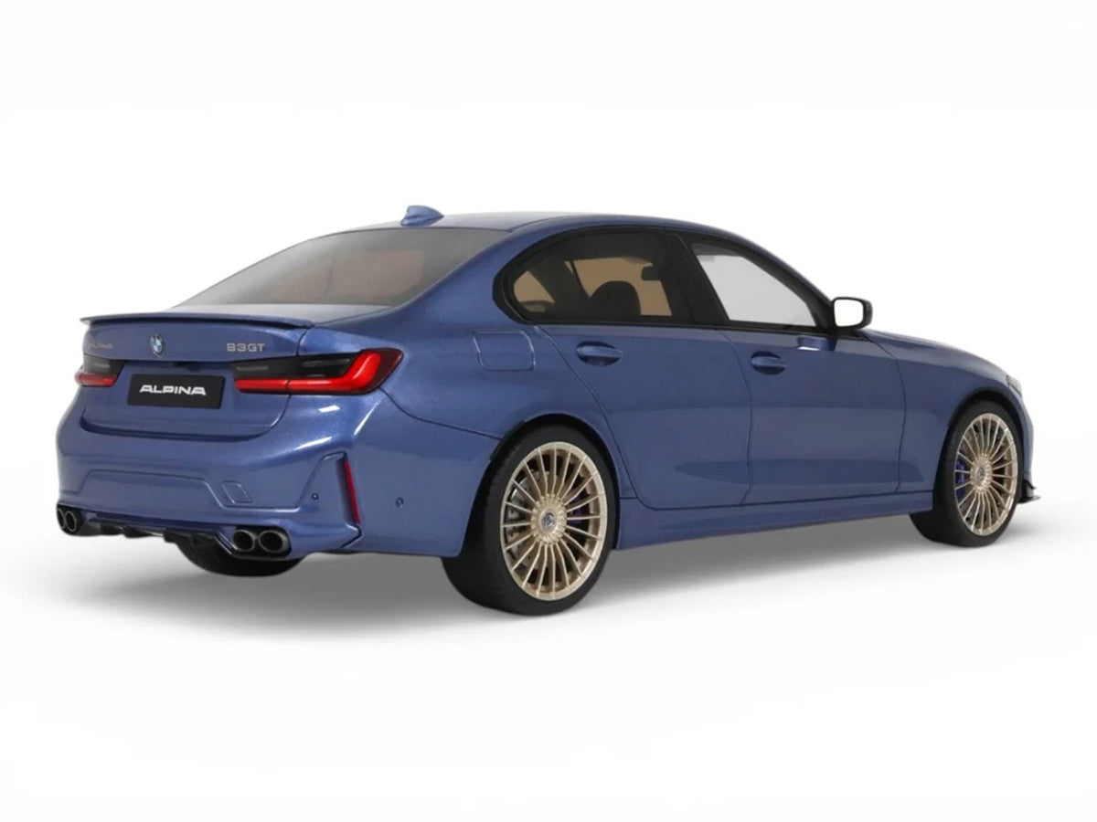 2024 BMW Alpina B3 GT Saloon Blue Metallic 1/18 Model Car by GT Spirit GT Spirit