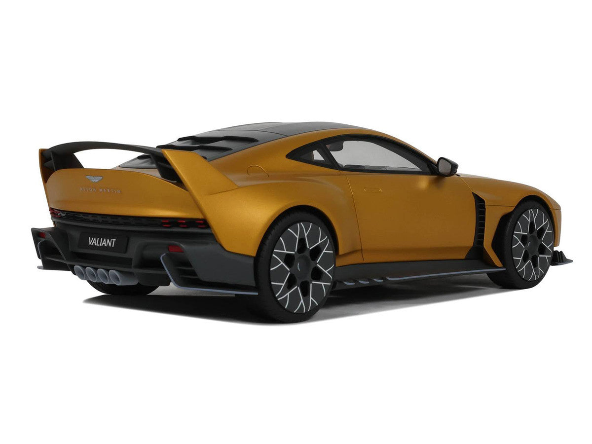 2024 Aston Martin Valiant Auric Gold Metallic with Black Top 1/18 Model Car by GT Spirit GT Spirit