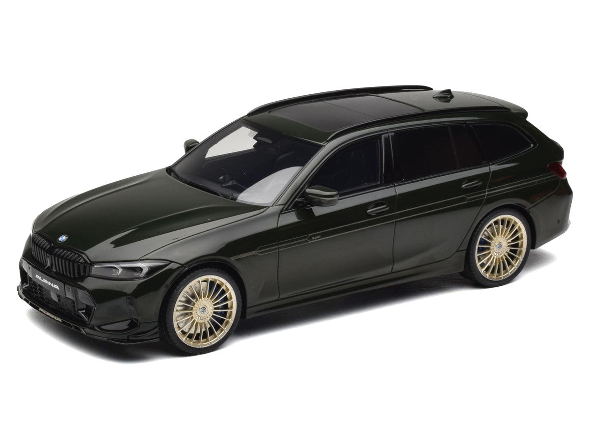 2025 BMW Alpina B3 GT Touring Green Metallic 1/18 Model Car by GT Spirit GT Spirit
