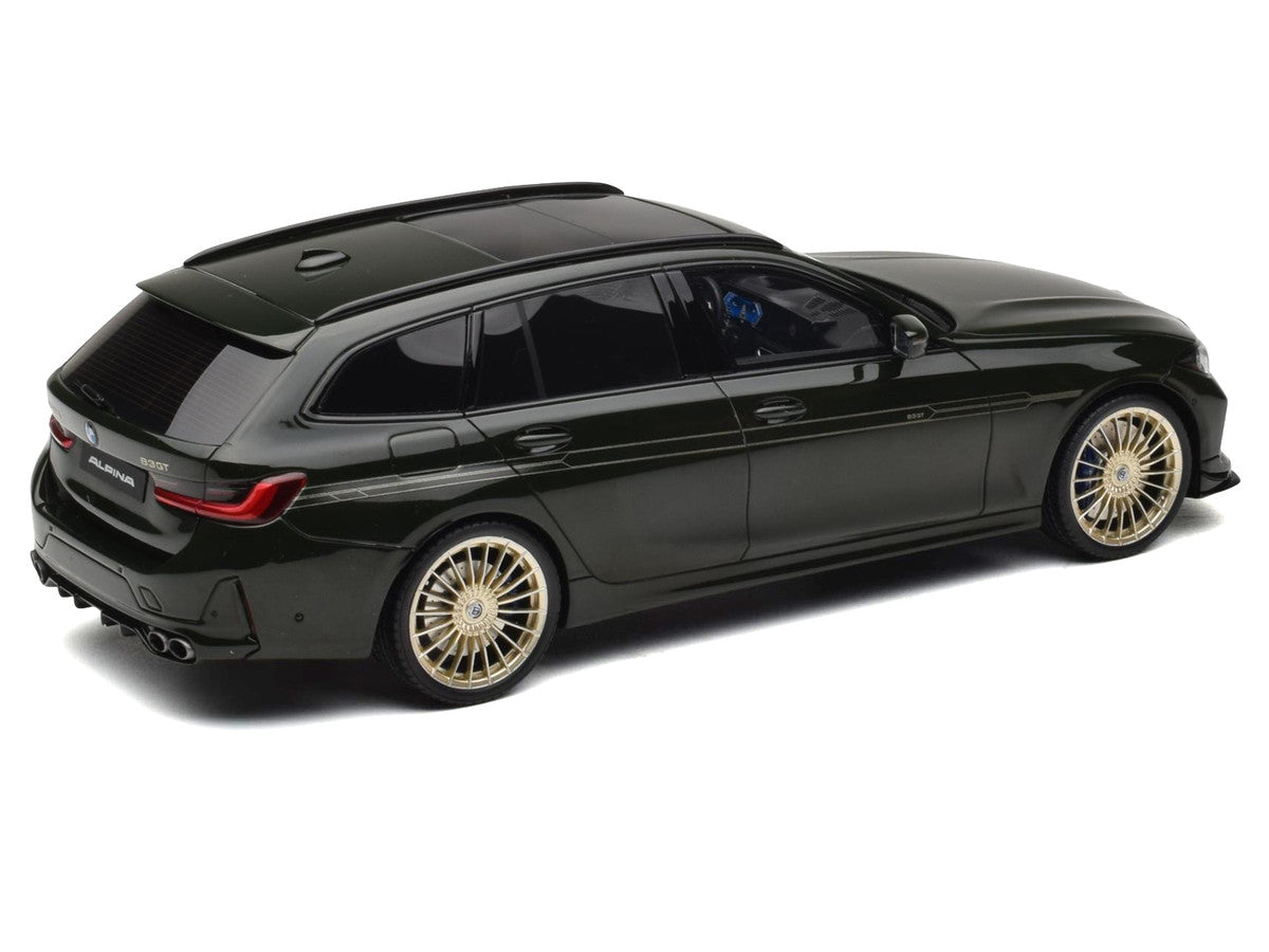 2025 BMW Alpina B3 GT Touring Green Metallic 1/18 Model Car by GT Spirit GT Spirit