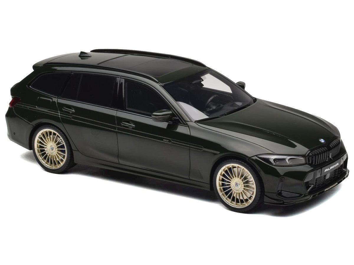 2025 BMW Alpina B3 GT Touring Green Metallic 1/18 Model Car by GT Spirit GT Spirit