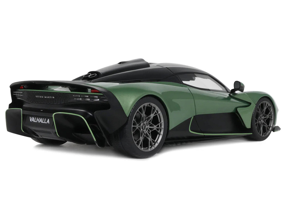 2025 Aston Martin Valhalla Green Metallic with Black Top 1/18 Model Car by GT Spirit GT Spirit