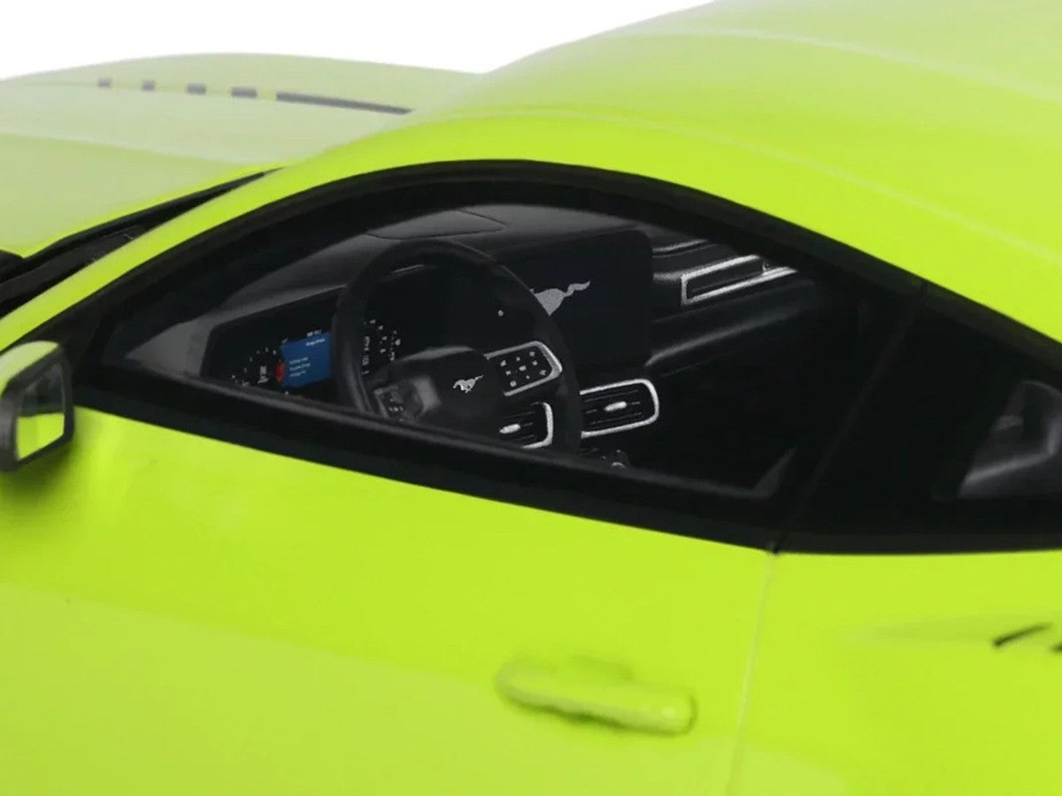 2025 Ford Mustang RTR Spec-3 Lime Green 1/18 Model Car by GT Spirit GT Spirit