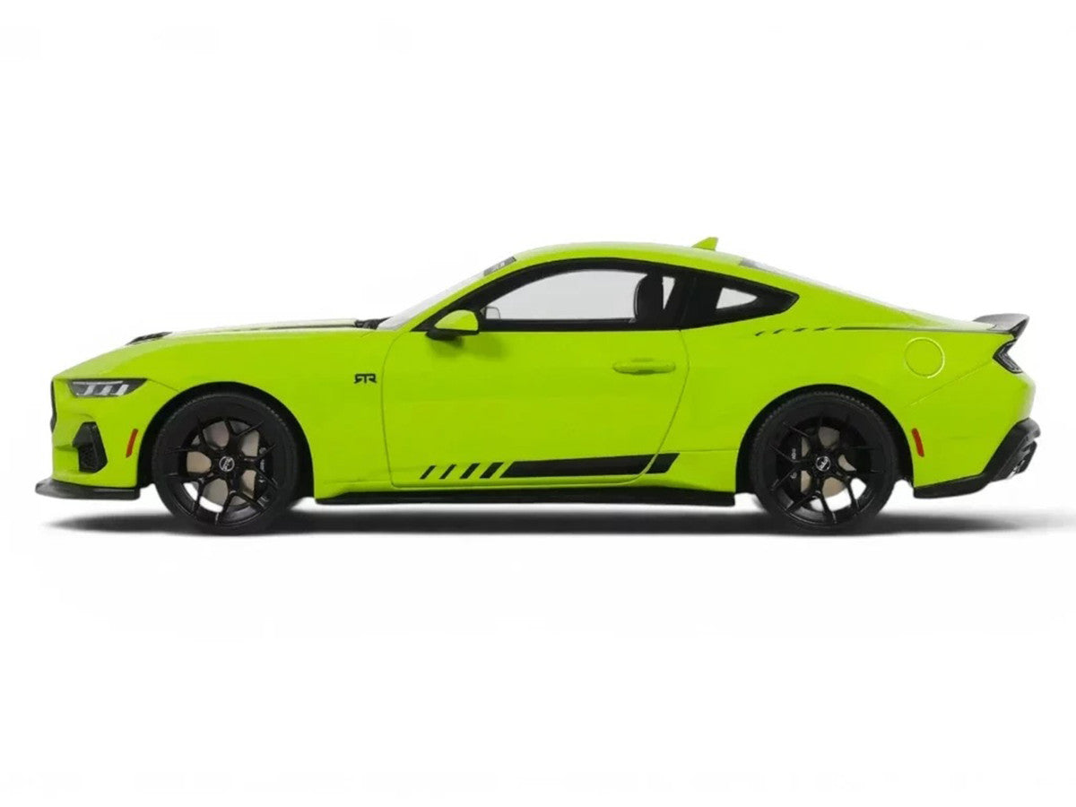 2025 Ford Mustang RTR Spec-3 Lime Green 1/18 Model Car by GT Spirit GT Spirit