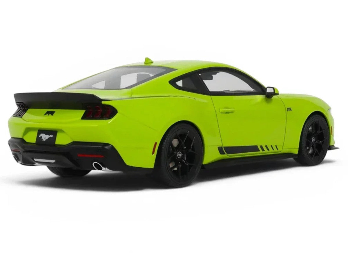 2025 Ford Mustang RTR Spec-3 Lime Green 1/18 Model Car by GT Spirit GT Spirit