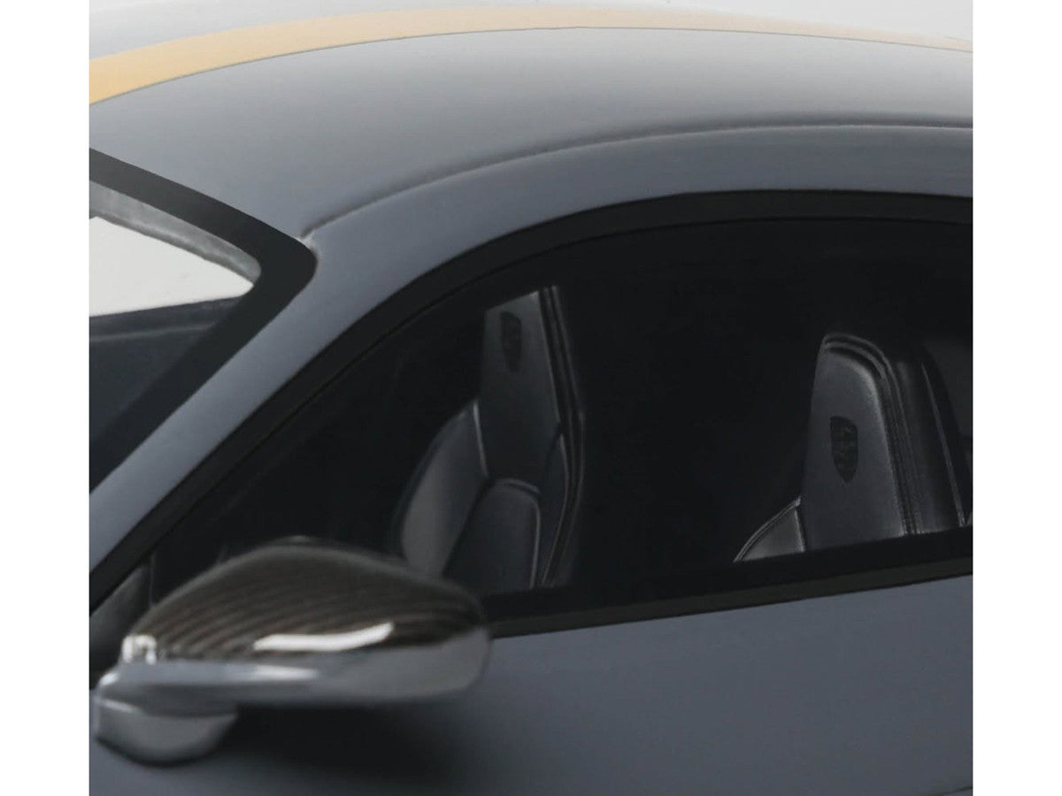 2025 Porsche 911 (992.2) GT3 Touring Gray with Gold Stripe 1/18 Model Car by GT Spirit GT Spirit