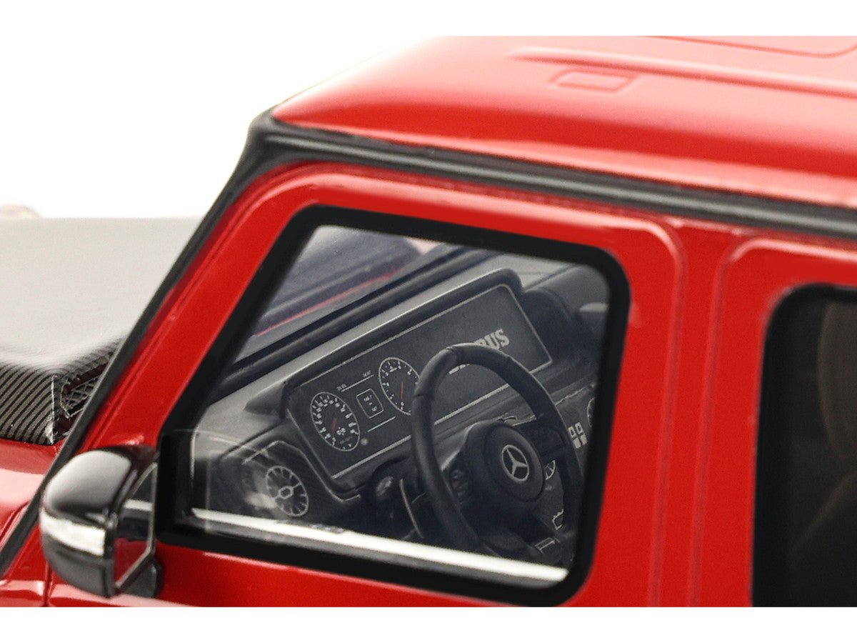 2022 Brabus 900 Rocket Edition Red with Carbon Hood 1/18 Model Car by GT Spirit GT Spirit