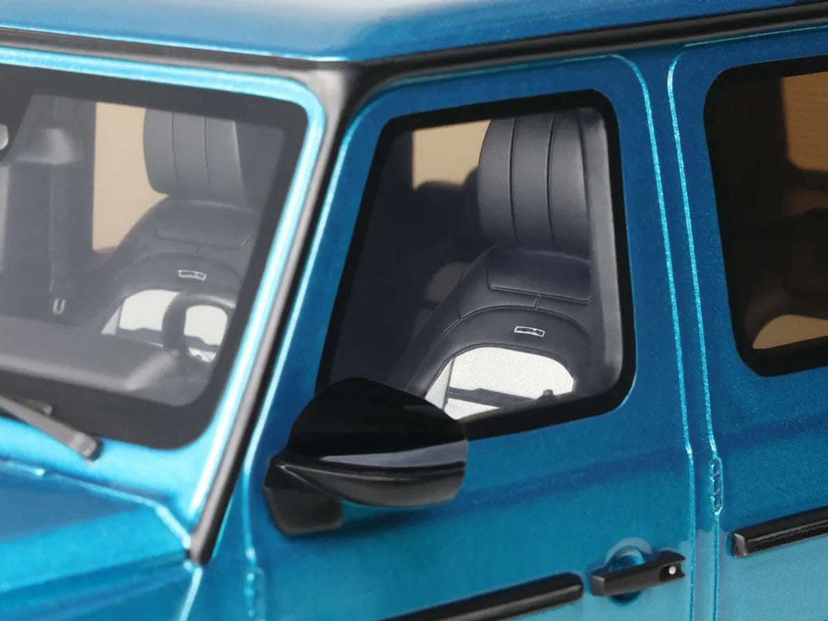 2024 Mercedes-Benz G 63 AMG Hyper Blue Magno Metallic 1/18 Model Car by GT Spirit-2