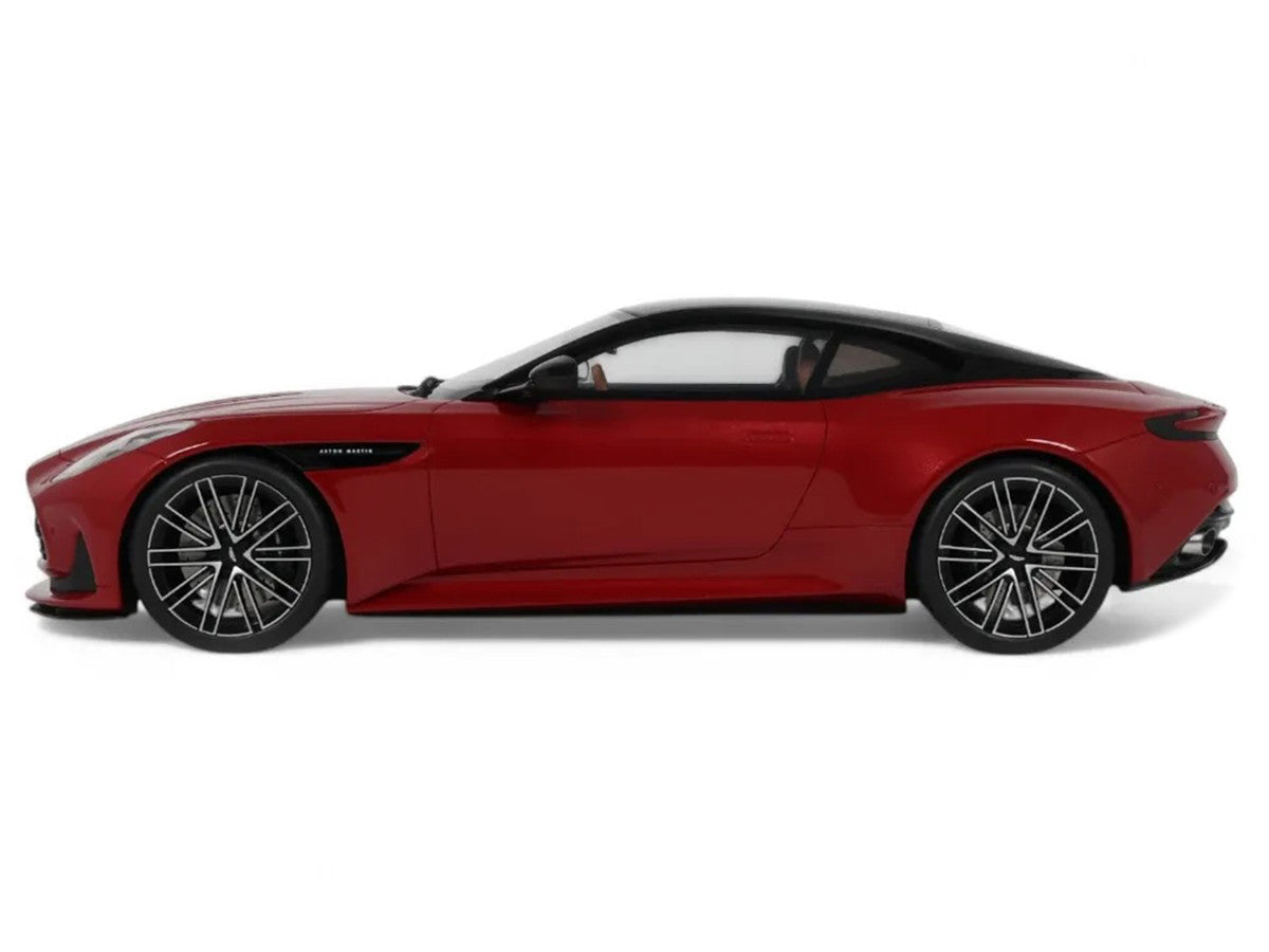 2023 Aston Martin DB12 Hyper Red with Black Top 1/18 Model Car by GT Spirit-0