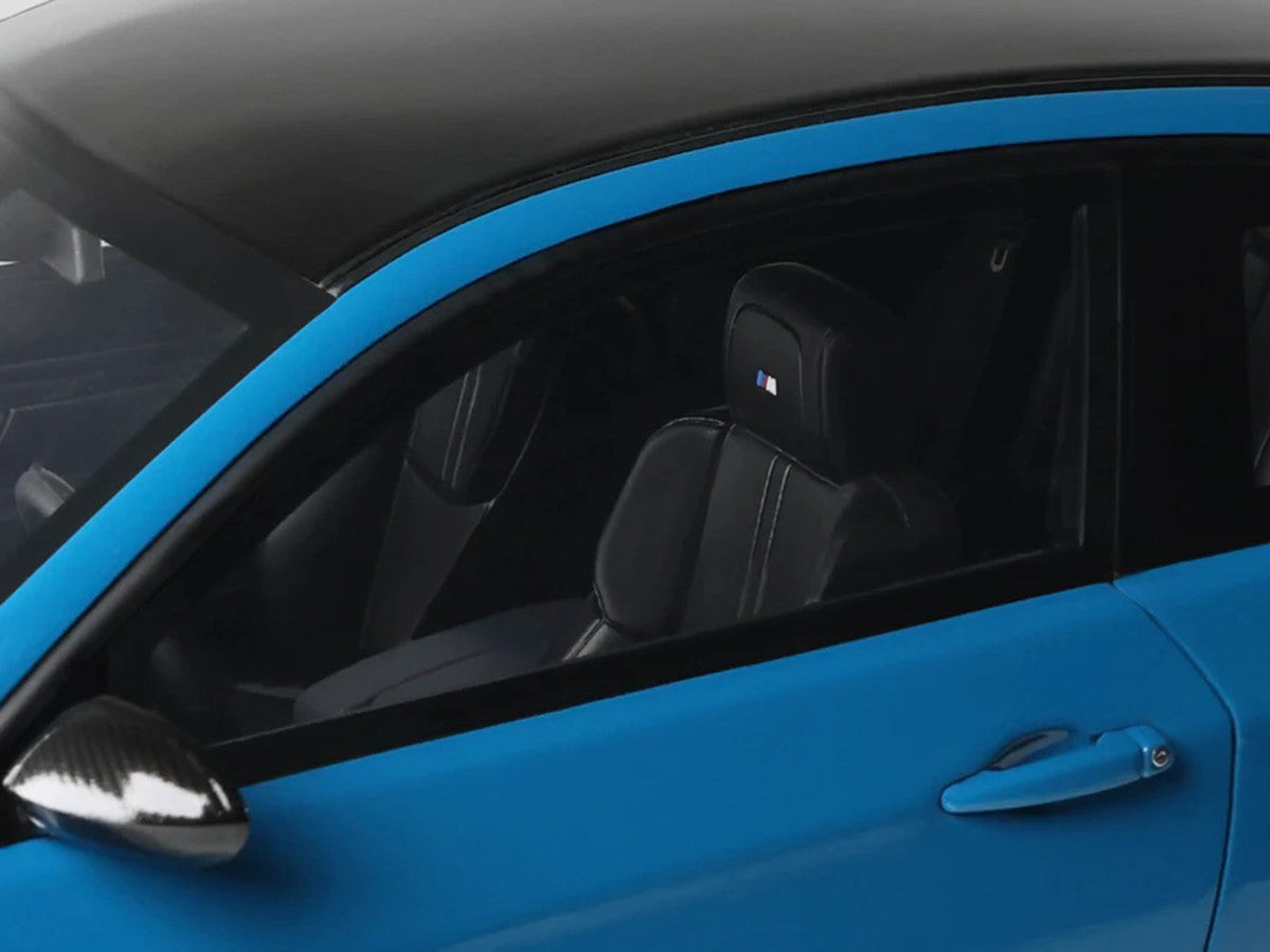 2007 BMW M3 E92 Blue Metallic with Black Top 1/18 Model Car by GT Spirit GT Spirit