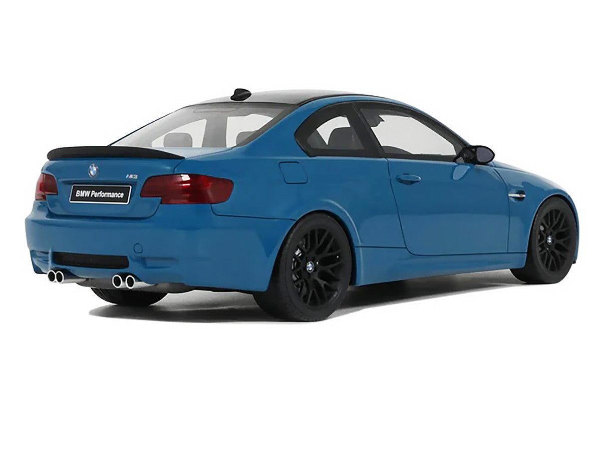 2007 BMW M3 E92 Blue Metallic with Black Top 1/18 Model Car by GT Spirit GT Spirit