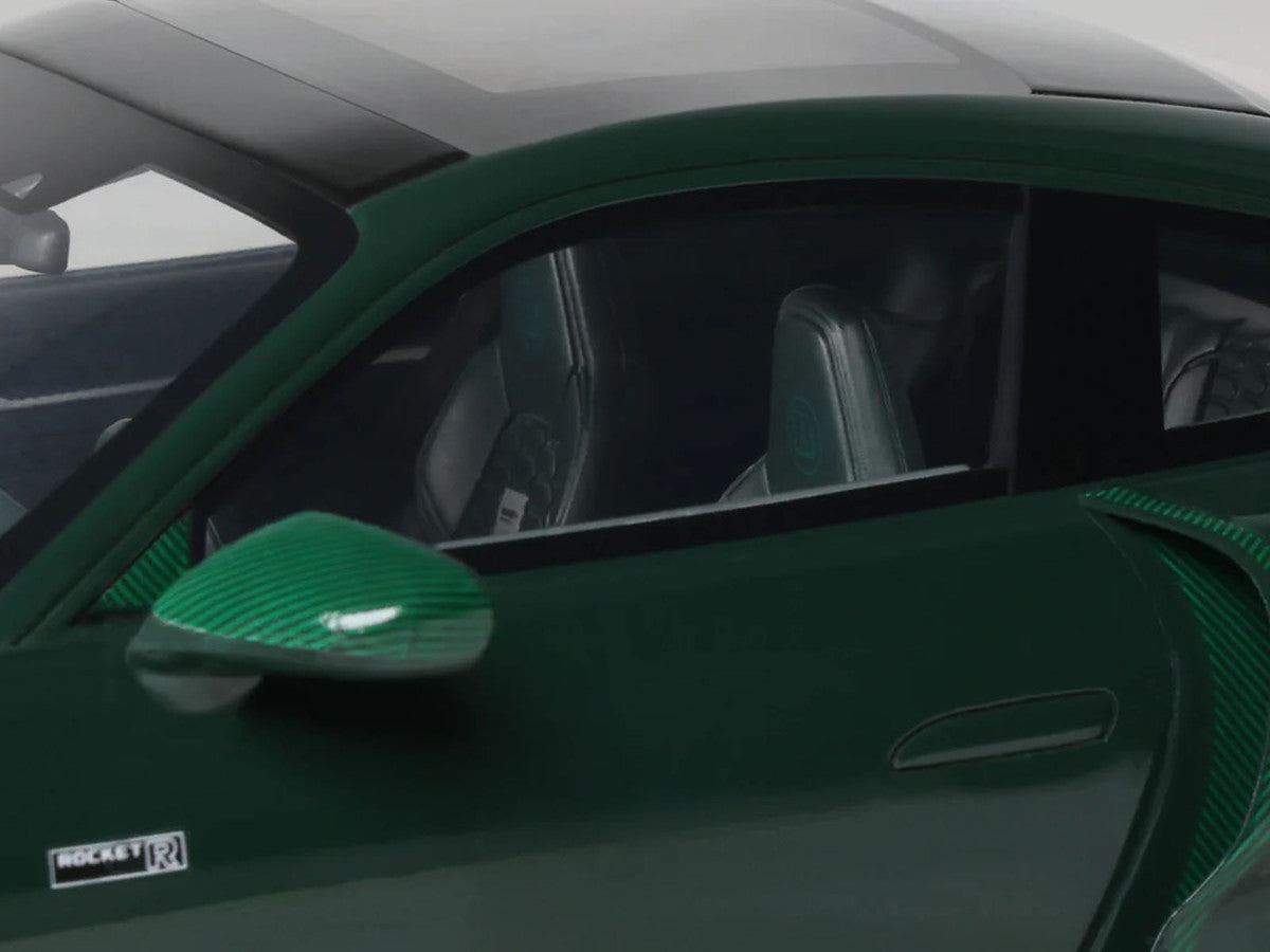 2024 Brabus 900 Rocket-R Green Metallic with Green Carbon Hood 1/18 Model Car by GT Spirit GT Spirit