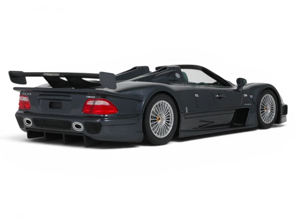 1999 Mercedes-Benz AMG CLK-GTR Roadster Gray Metallic 1/18 Model Car by GT Spirit GT Spirit