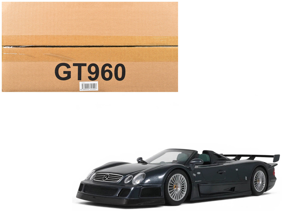 1999 Mercedes-Benz AMG CLK-GTR Roadster Gray Metallic 1/18 Model Car by GT Spirit GT Spirit