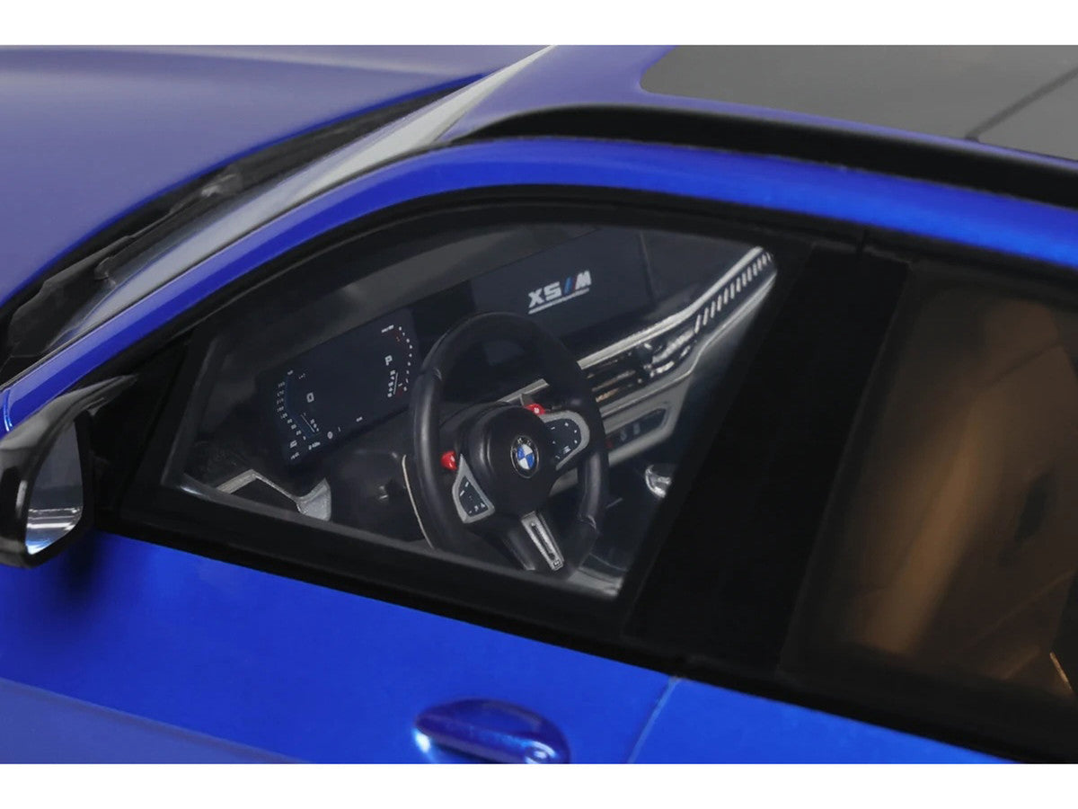 2023 BMW X5 M Competition Blue Metallic with Black Top 1/18 Model Car by GT Spirit GT Spirit