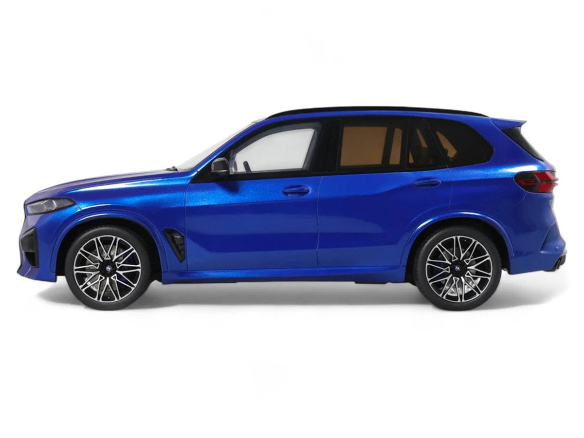2023 BMW X5 M Competition Blue Metallic with Black Top 1/18 Model Car by GT Spirit GT Spirit