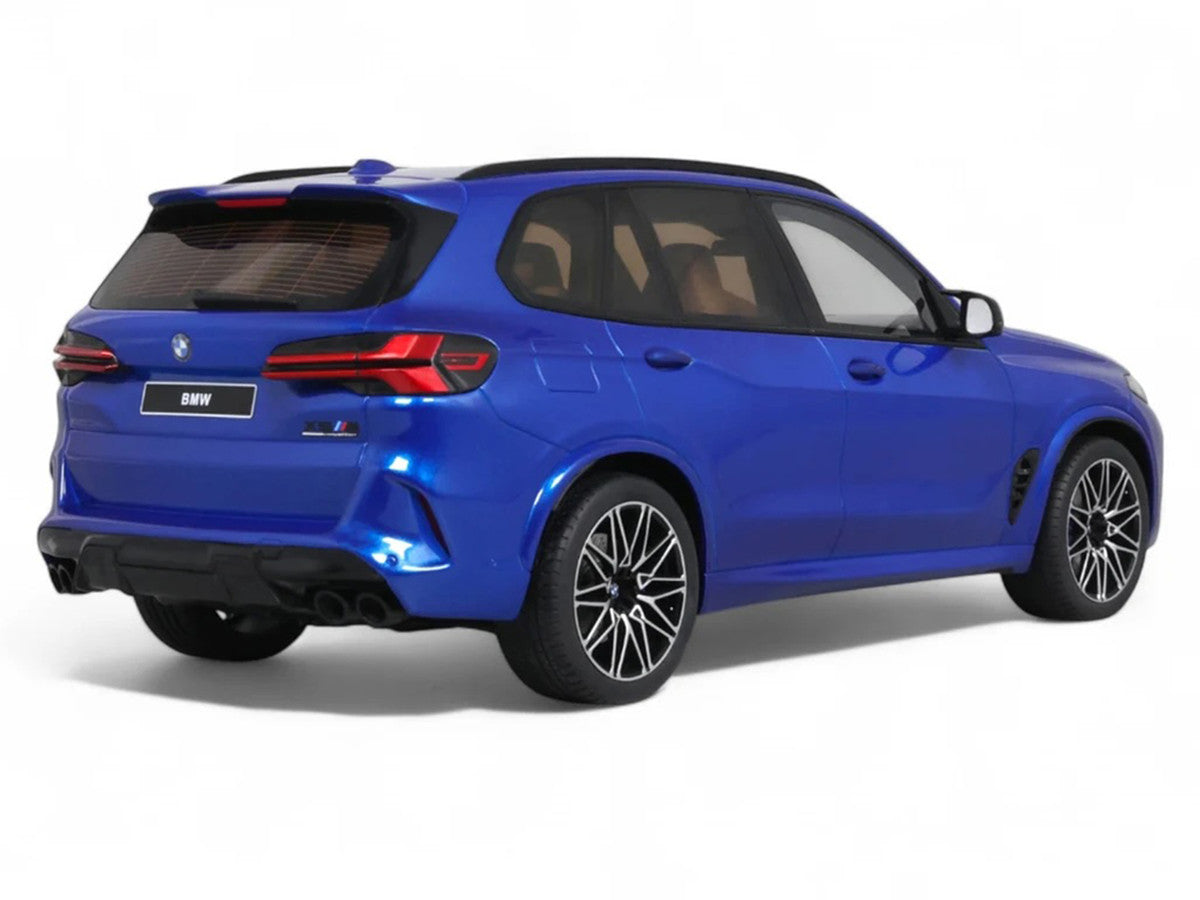 2023 BMW X5 M Competition Blue Metallic with Black Top 1/18 Model Car by GT Spirit GT Spirit