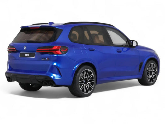 2023 BMW X5 M Competition Blue Metallic with Black Top 1/18 Model Car by GT Spirit GT Spirit