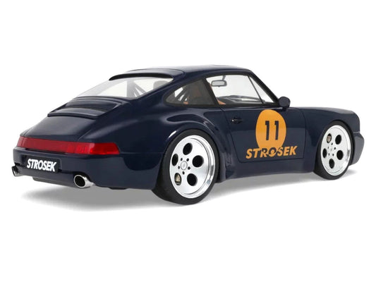2024 Porsche 911 Strosek Mega 30 #11 Blue 1/18 Model Car by GT Spirit GT Spirit