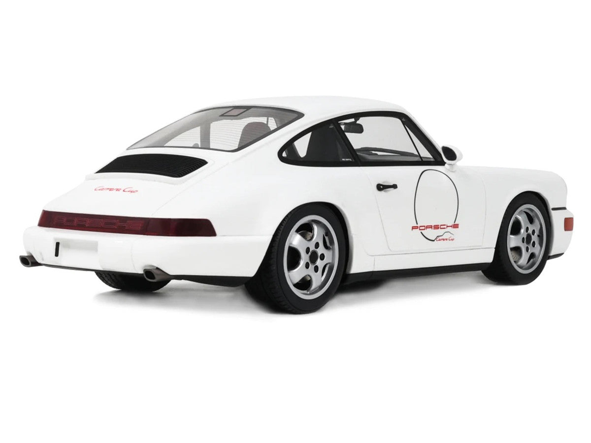 1992 Porsche 911 (964) "Carrera Cup - USA Edition" White 1/18 Model Car by GT Spirit GT Spirit