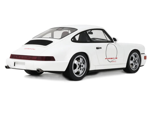 1992 Porsche 911 (964) "Carrera Cup - USA Edition" White 1/18 Model Car by GT Spirit GT Spirit