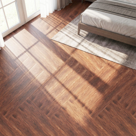 Floor Tile Vinyl Flooring Waterproof Vinyl Plank Flooring-Brown W2B