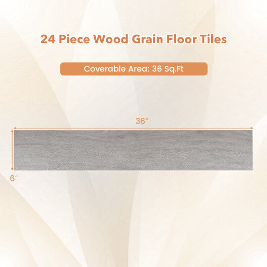 Floor Tile Vinyl Flooring Waterproof Vinyl Plank Flooring-Brown W2B