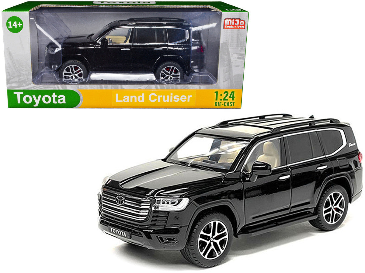 Toyota Land Cruiser Black Metallic 1/24 Diecast Model Car Other