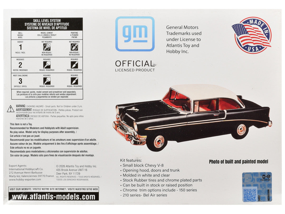 Skill 3 Model Kit 1956 Chevrolet Bel Air "Route 66" 1/25 Scale Model by Atlantis-2